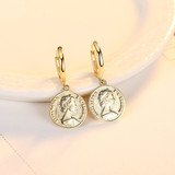 'Vilelma' Earrings - 18K Gold & Sterling Silver