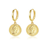 'Vilelma' Earrings - 18K Gold & Sterling Silver