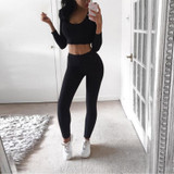 Women Sweatshirt Pants Tracksuit Set