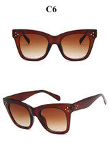 Vintage Oversized Gradient Sunglasses