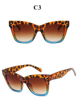Vintage Oversized Gradient Sunglasses