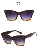 Vintage Oversized Gradient Sunglasses