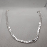 Double Layer Fishbone Choker Necklace