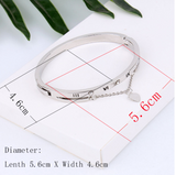 Stainless Steel Charm Bracelet