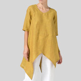 Asymmetrical Earth Tunic