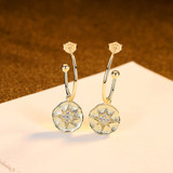 'Fermilde' Earrings - 18K Gold & Sterling Silver