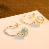 'Fermilde' Earrings - 18K Gold & Sterling Silver