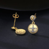 'Otilde' Earrings - 18K Gold & Sterling Silver