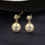 'Otilde' Earrings - 18K Gold & Sterling Silver