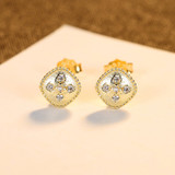 'Aldobranda' Earrings - 18K Gold & Sterling Silver