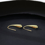 'Giliana' Earrings - 18K Gold & Sterling Silver