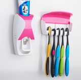 Toothbrush Holder and Automatic Toothpaste Dispenser