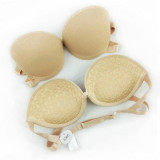 Modern Look Strapless Invisible Half Cup Sexy Push Up Bra
