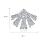 Gold Finish Fashion Jewelry Stud Earrings