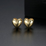 Gold Finish Fashion Jewelry Stud Earrings