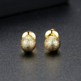 18K Gold Finish Fashion Jewelry Stud Earrings