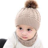 Babyified Knitted Wool Beanie + Scarf