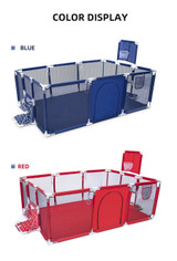 Babyified Foldable Playpen With Safety Barrier