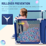 Babyified Foldable Playpen With Safety Barrier