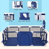 Babyified Foldable Playpen With Safety Barrier