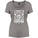 Women's Perfect Scoop Neck Tee Happee Coffee