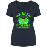 Women's Perfect Scoop Neck Tee Kale The Holy