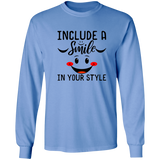 Long-Sleeve Ultra Cotton Men's T-Shirt Smile Day