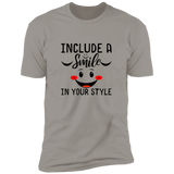 Short-Sleeve Premium Men's T-Shirt Smile Day