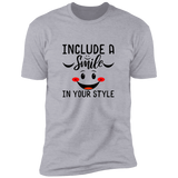 Short-Sleeve Premium Men's T-Shirt Smile Day