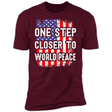 Men's Premium Short Sleeve T-Shirt World Peace