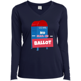 Ladies' LS Performance V-Neck T-Shirt No Mail-In Ballot