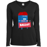 Ladies' LS Performance V-Neck T-Shirt No Mail-In Ballot