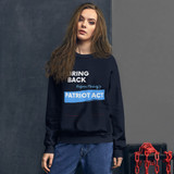 Women's Sweatshirt Patriot Act Show Support