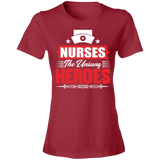 Short-Sleeve Womens T-Shirt Unsung Heroes Nurses