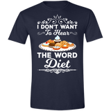 Short-Sleeve Men's T-Shirt No Diet Word