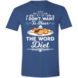 Short-Sleeve Men's T-Shirt No Diet Word