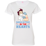 Short-Sleeve Womens T-Shirt Nurses In Heart