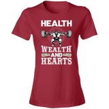 Short-Sleeve Womens T-Shirt Health & Hearts
