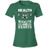 Short-Sleeve Womens T-Shirt Health & Hearts Short-Sleeve Womens T-Shirt Health & Hearts