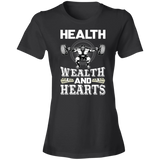 Short-Sleeve Womens T-Shirt Health & Hearts Short-Sleeve Womens T-Shirt Health & Hearts