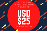 135 Holidays Gift Card