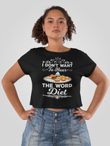 Short-Sleeve Women's Relaxed T-Shirt No Diet