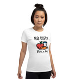 Short-Sleeve Women's T-Shirt No Diet