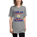 Short-Sleeve Women's Tri-Blend Track Shirt Eggs Benedict
