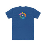 Trustym Men's Cotton Crew Tee Blue