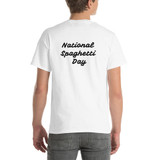 Short Sleeve T-Shirt Men's Spaghetti Day