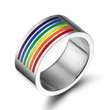 Rainbow Gay Pride Flag Ring
