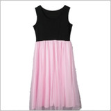Mama & daughter black tutu matching dresses