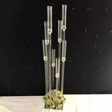 Tall Centerpiece Candlestick Candelabra (Acrylic/Glass)