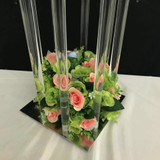 Tall Centerpiece Candlestick Candelabra (Acrylic/Glass)